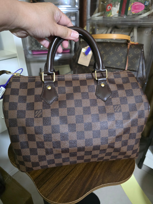 Preloved Louis Vuitton Damier Ebene Speedy30 AA4195