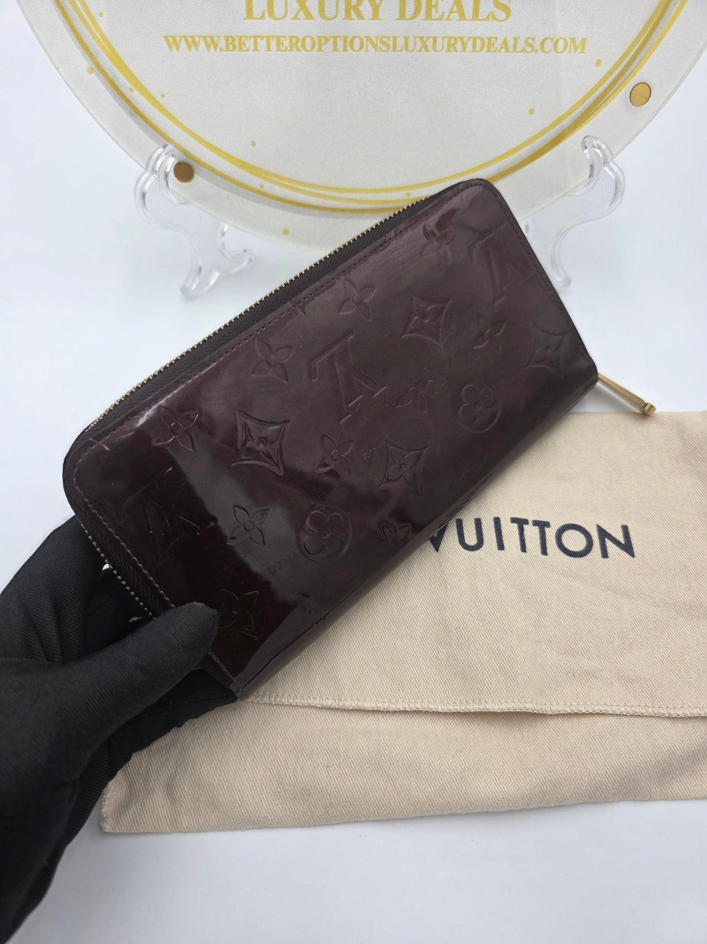 Preloved Louis Vuitton Vernis long wallet