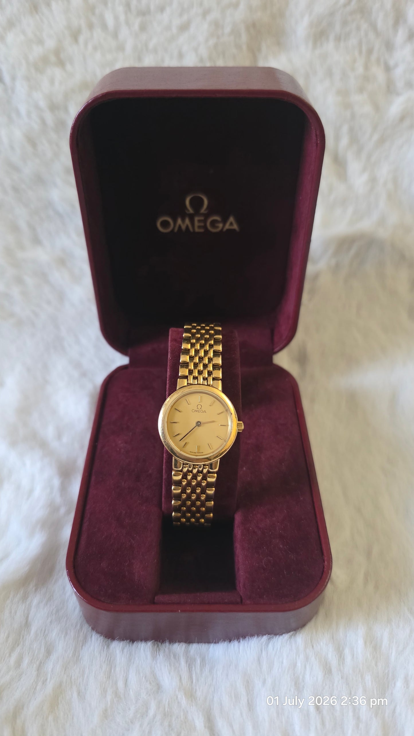 Pre owned Original Omega Deville Gold plated 53217315