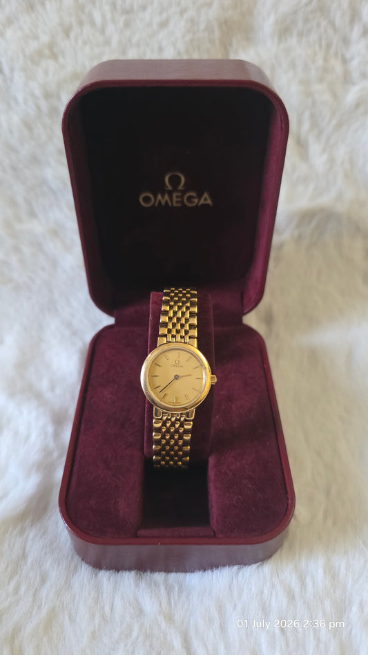 Pre owned Original Omega Deville Gold plated 53217315