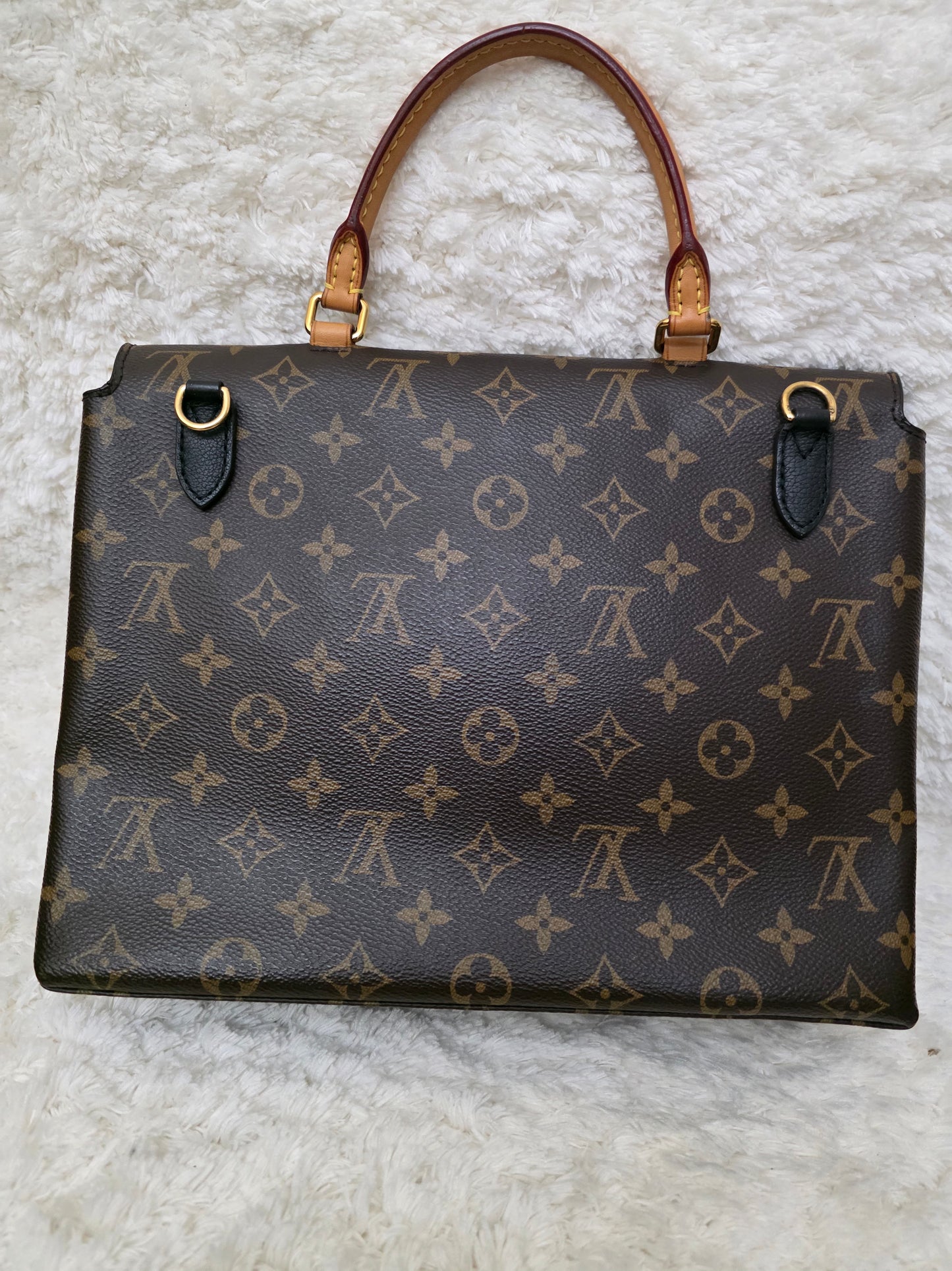 Preloved Louis Vuitton Monogram Marignan in black trim FL0178