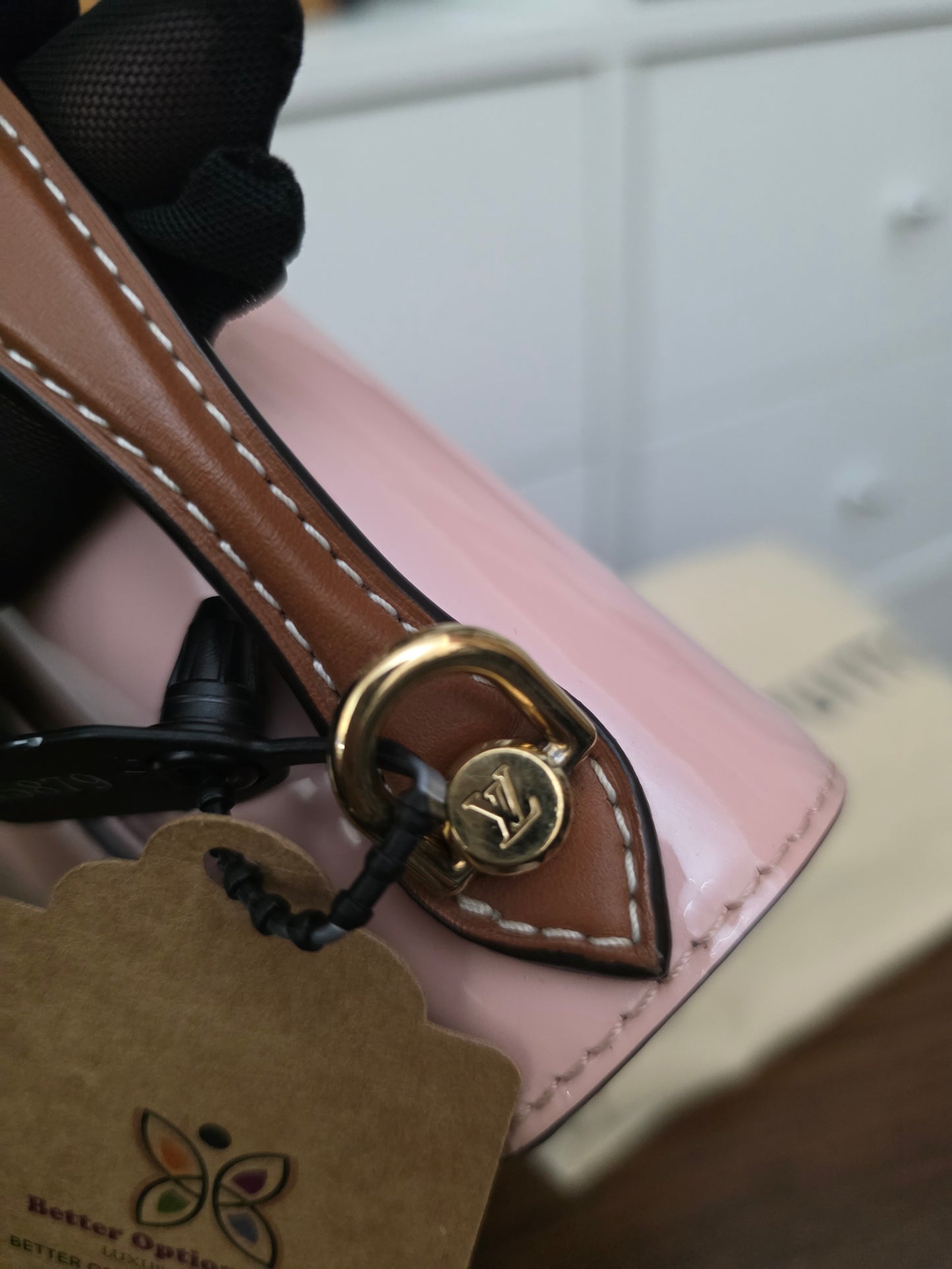 PRELOVED Louis Vuitton Vernis Miroir Cherrywood BB