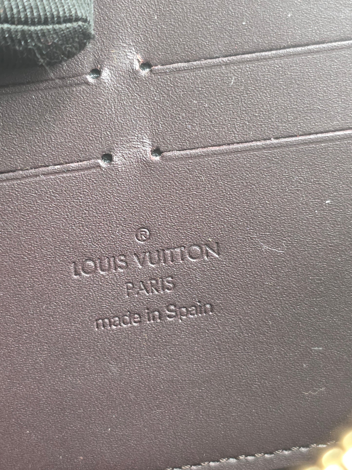Preloved Louis Vuitton Vernis long wallet
