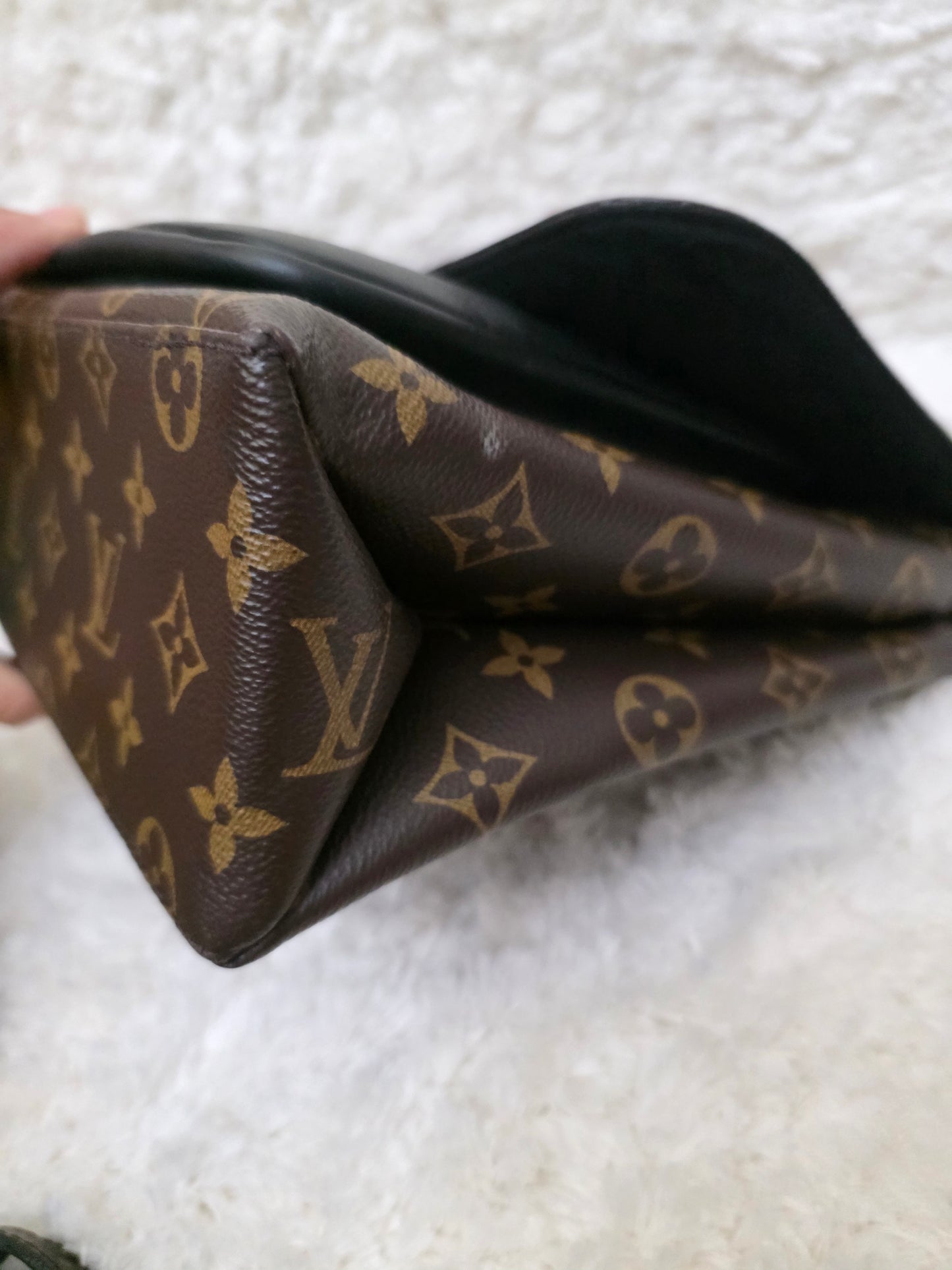 Preloved Louis Vuitton Monogram Marignan in black trim FL0178